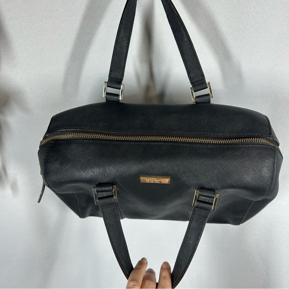 Kate Spade | Newbury Lane Cassie Leather Crossbody Bag Purse Black W/ New Strap - Picture 11 of 16